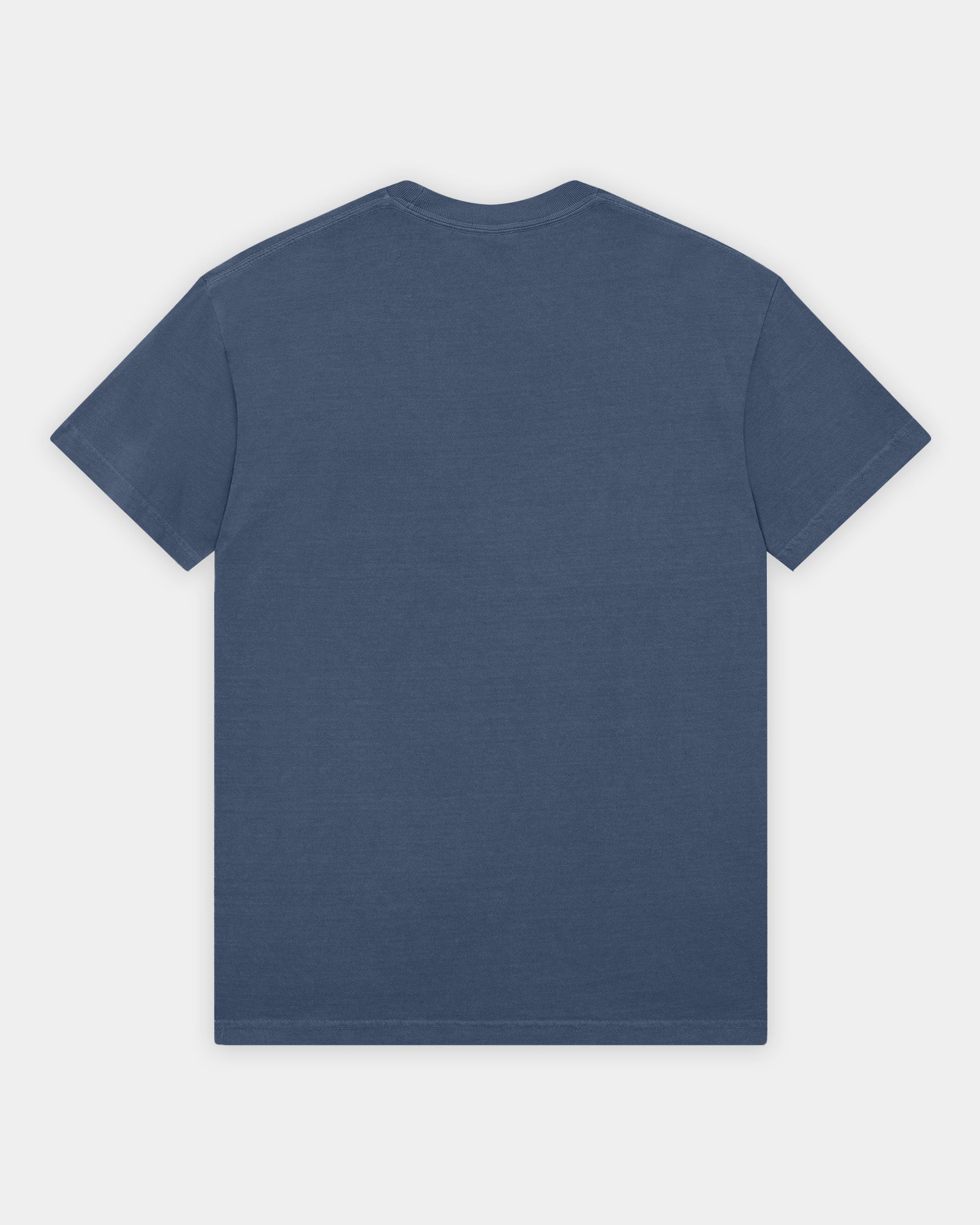 Image of American Apparel Garment Dyed Heavyweight Cotton Tee Shirt in Faded Black - Faded Navy
