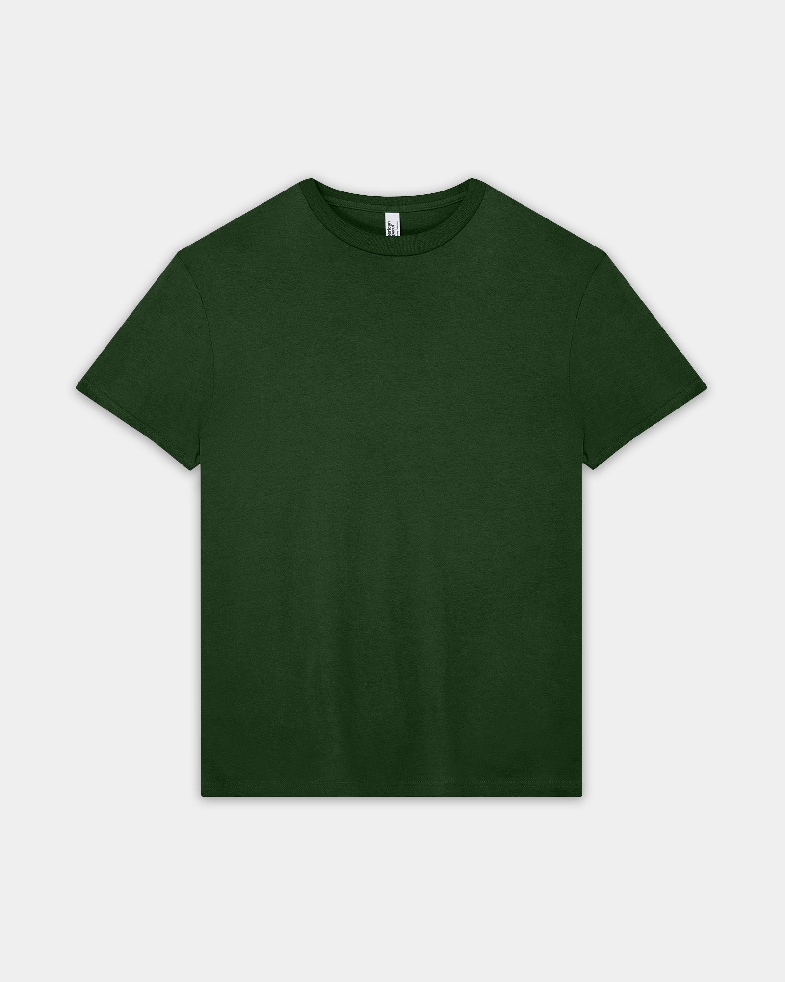 American Apparel Unisex Fine Jersey Short Sleeve Crew Neck T-Shirt - Forest