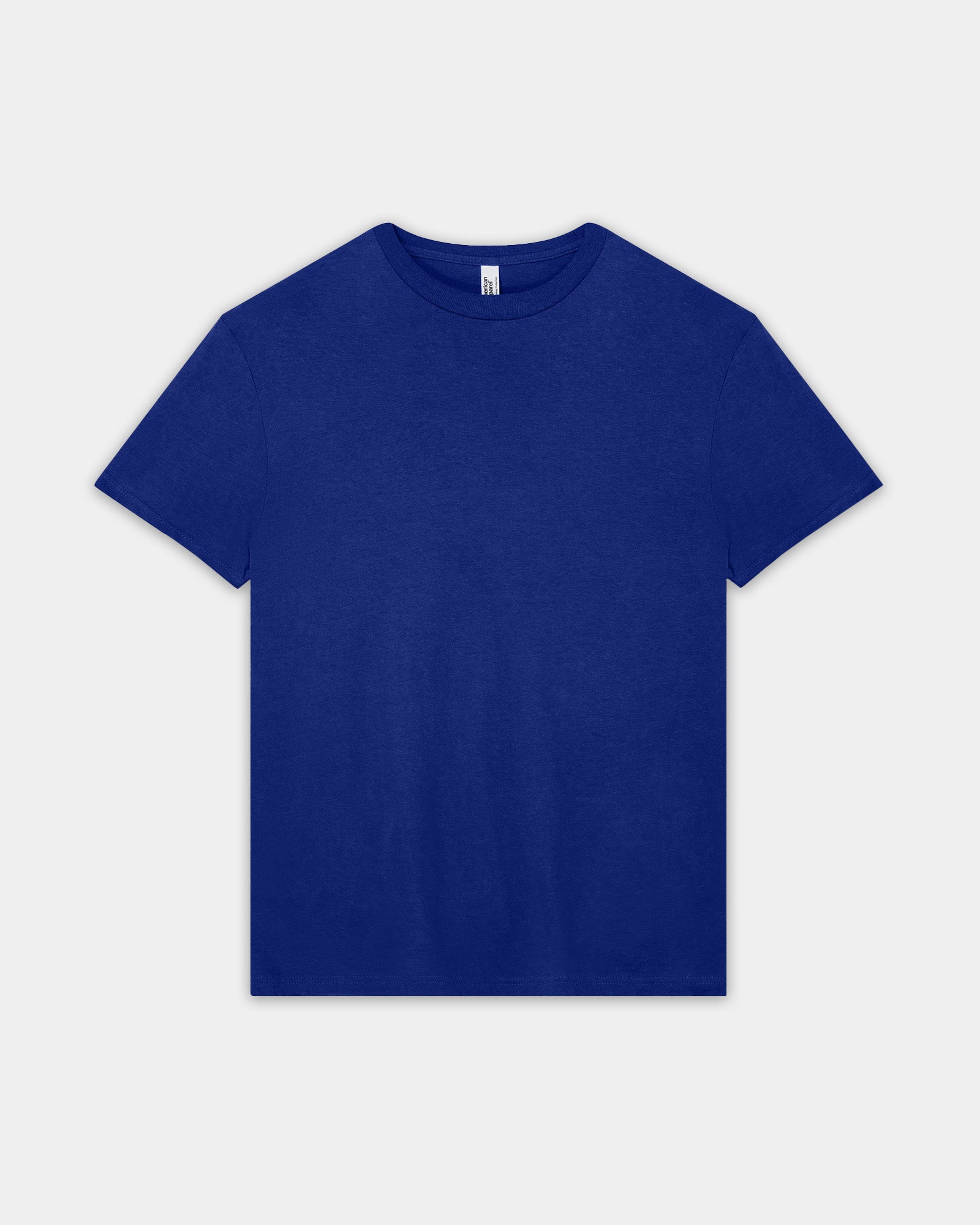 American Apparel Unisex Fine Jersey Short Sleeve Crew Neck T-Shirt - Lapis