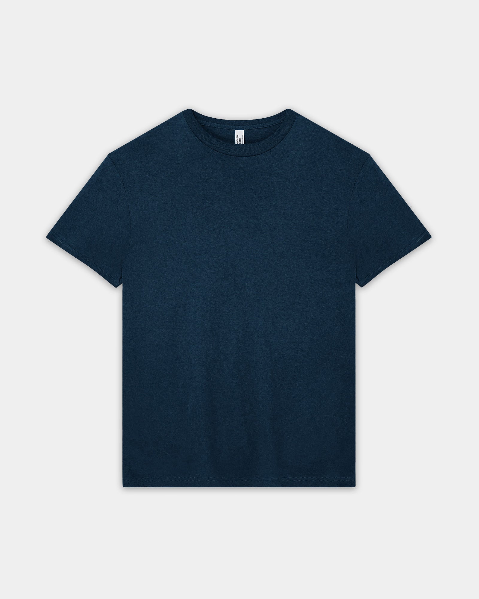 American Apparel Unisex Fine Jersey Short Sleeve Crew Neck T-Shirt - Navy