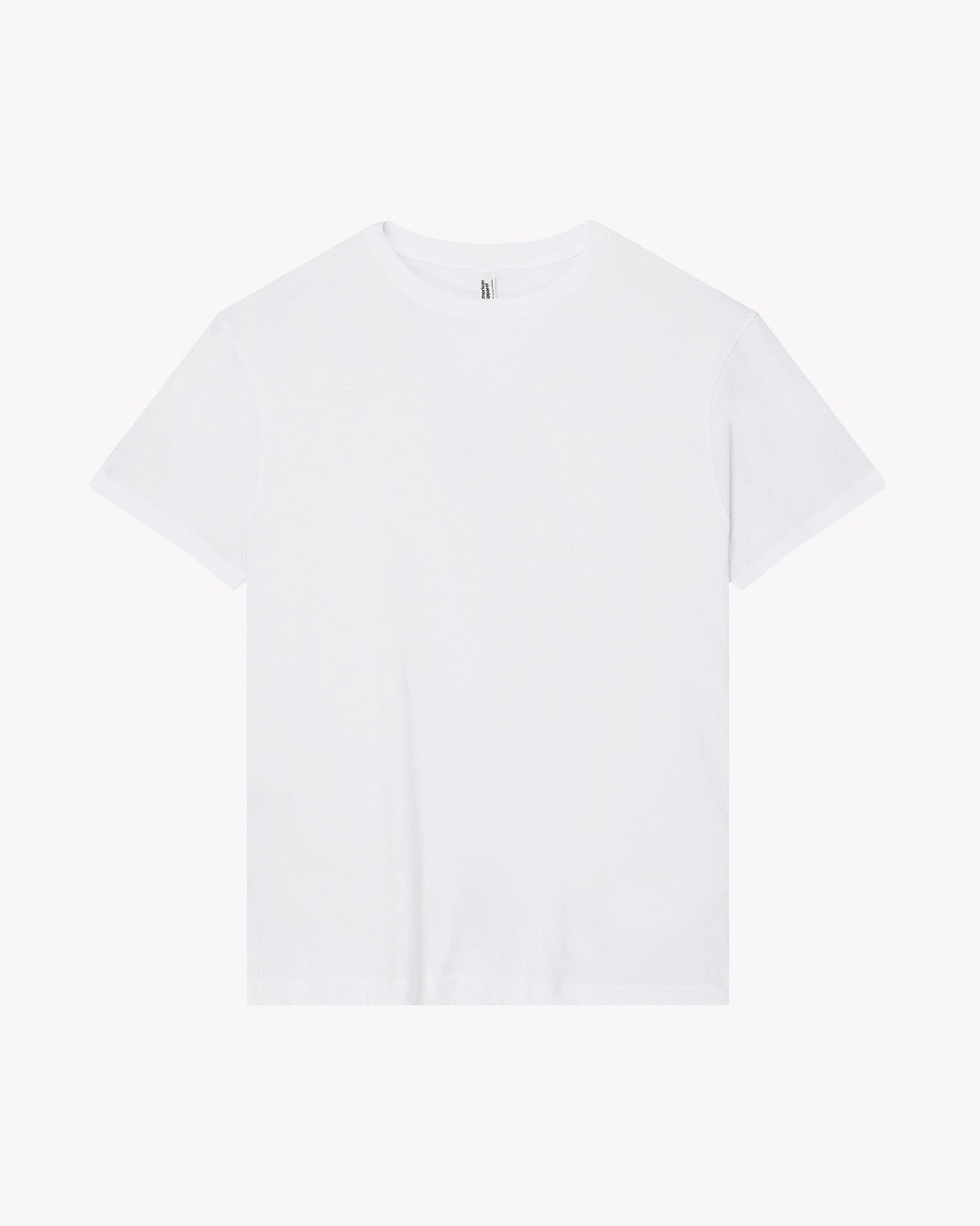 American Apparel Unisex Fine Jersey Short Sleeve Crew Neck T-Shirt - White
