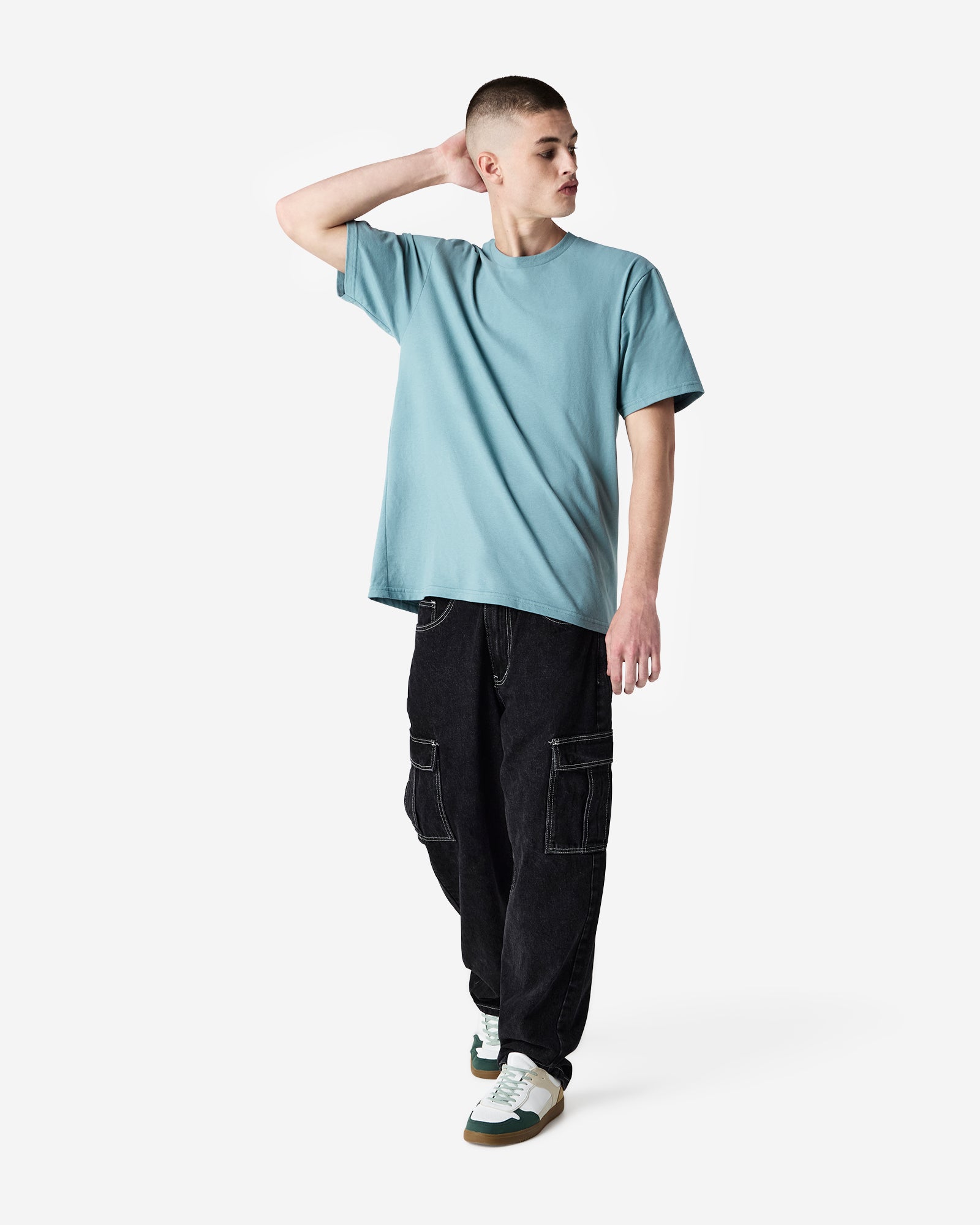 Unisex Relaxed Fit Sueded T-shirt