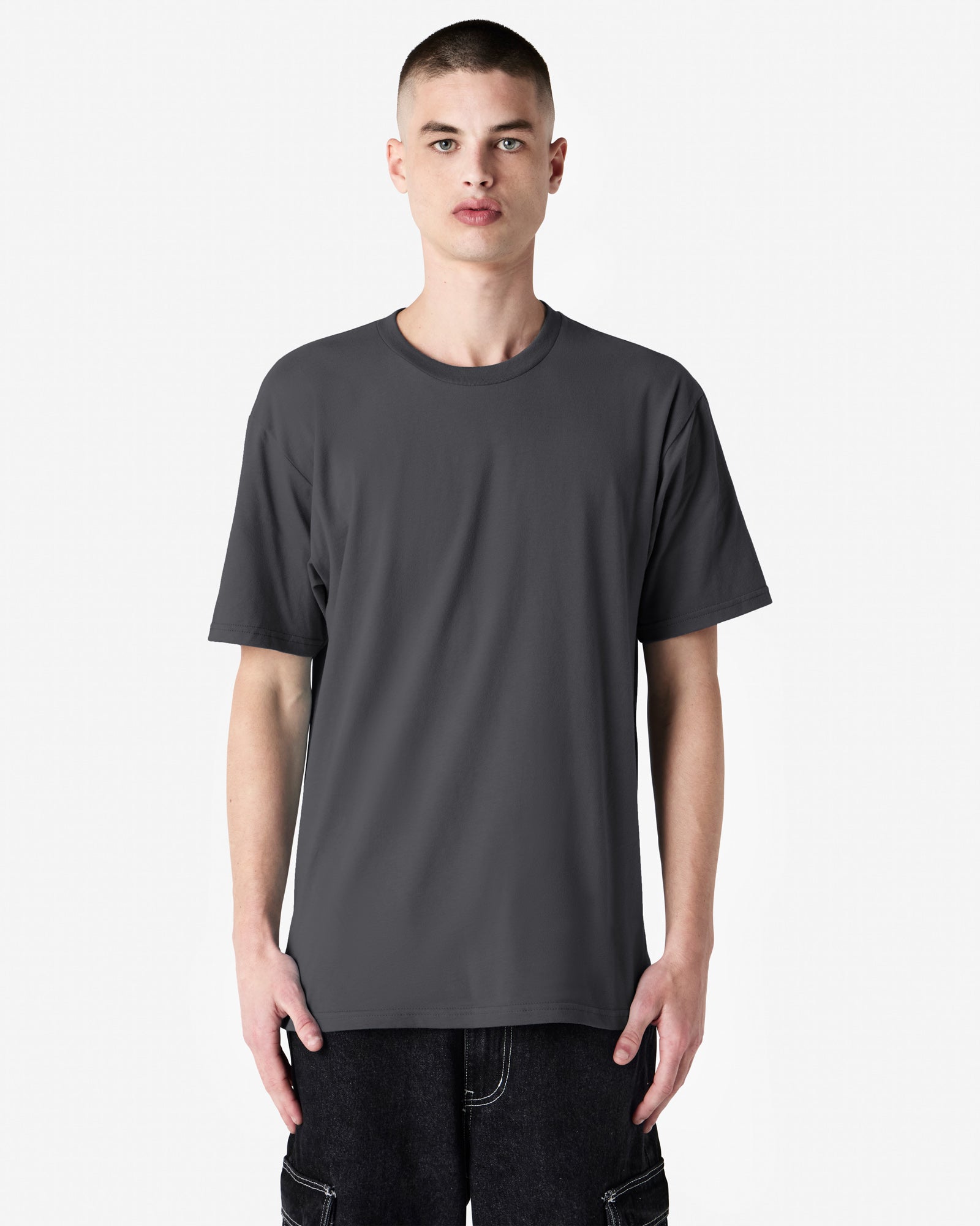 Unisex Relaxed Fit Sueded T-shirt