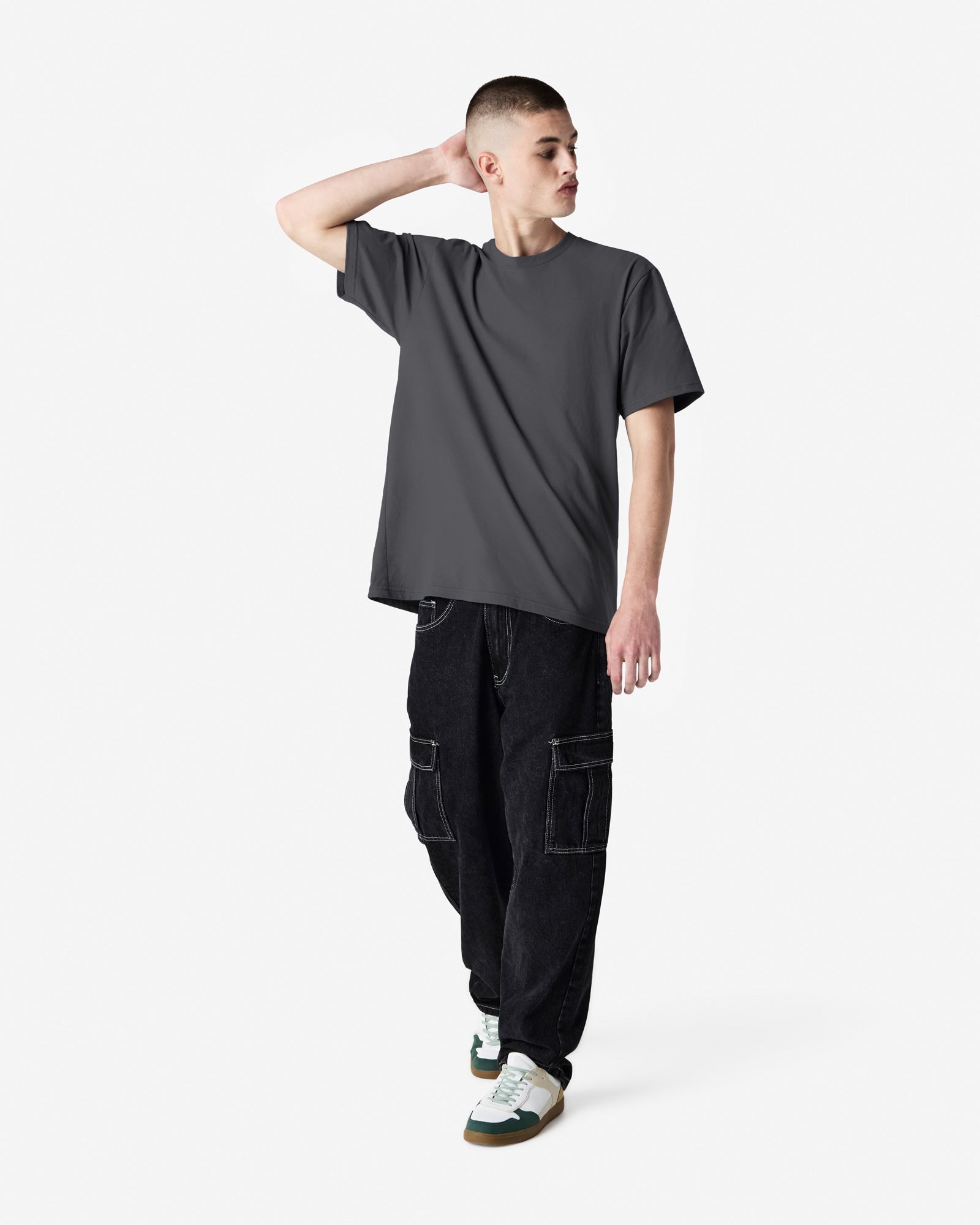 Unisex Relaxed Fit Sueded T-shirt