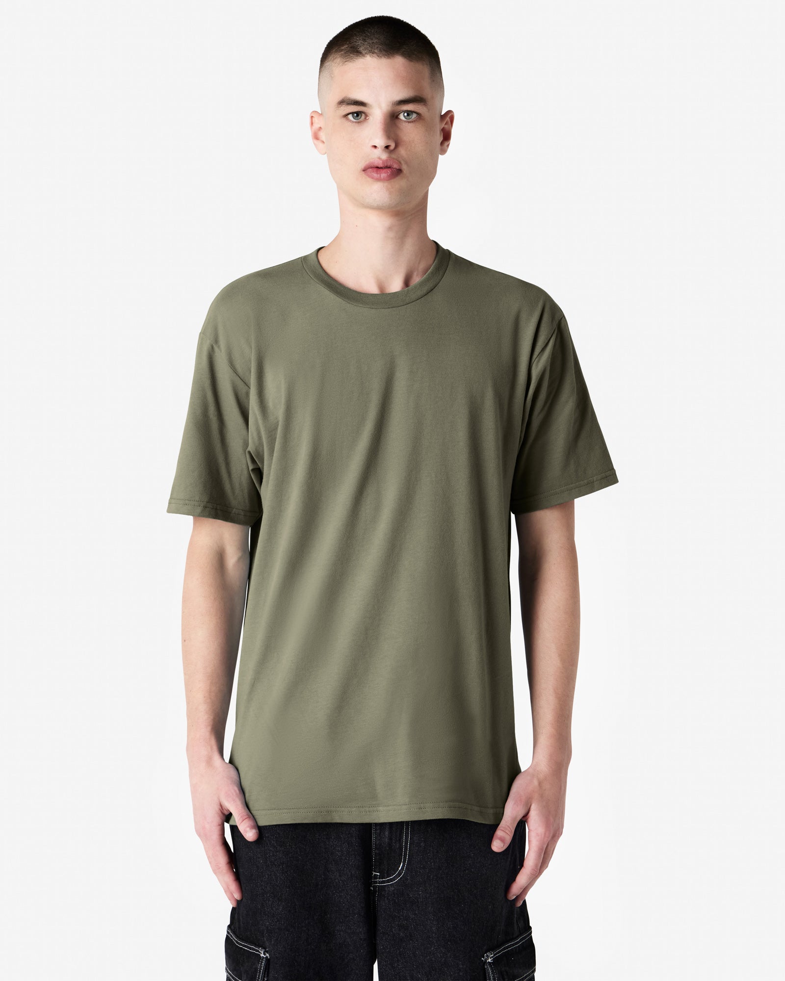 Unisex Relaxed Fit Sueded T-shirt