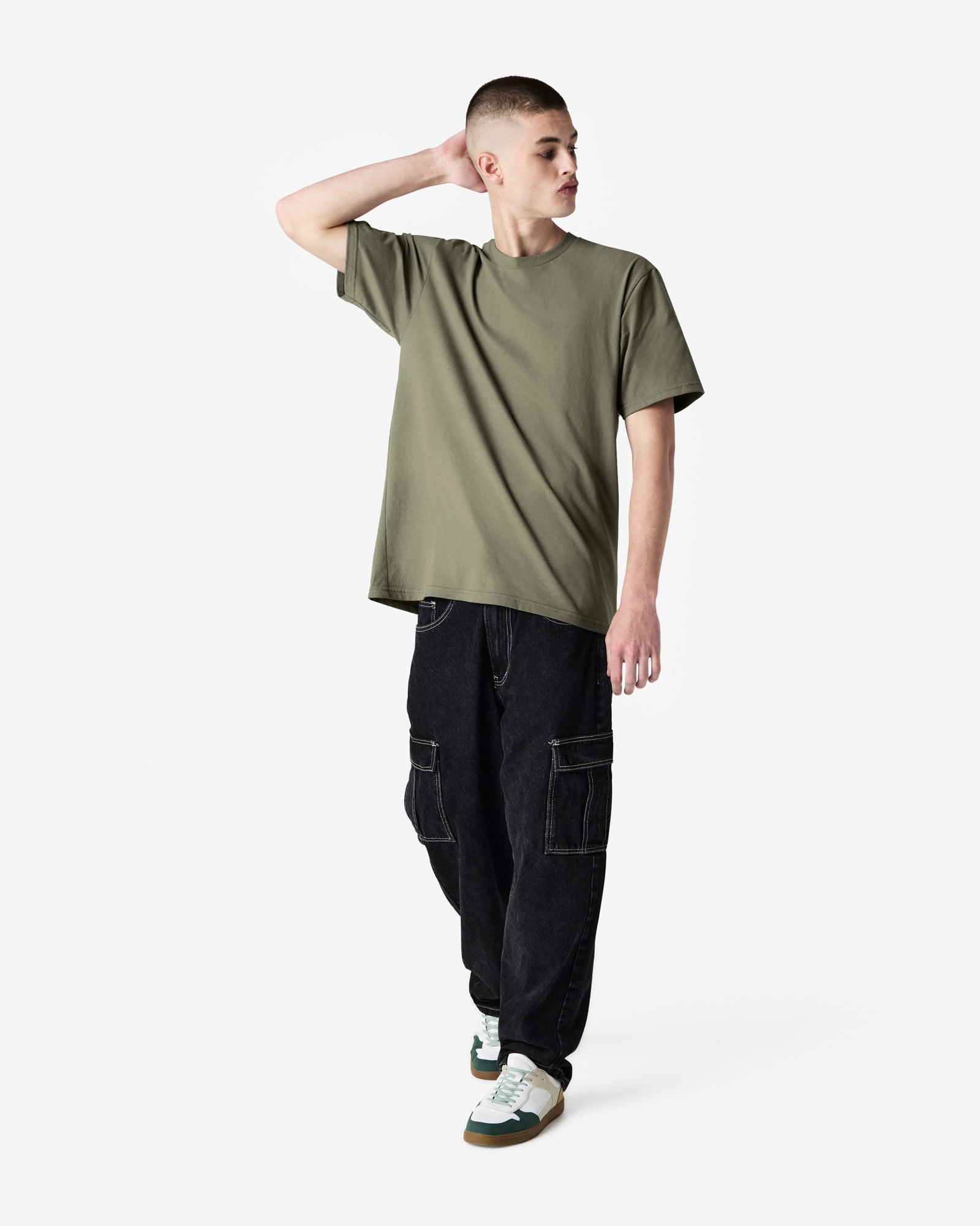 Unisex Relaxed Fit Sueded T-shirt