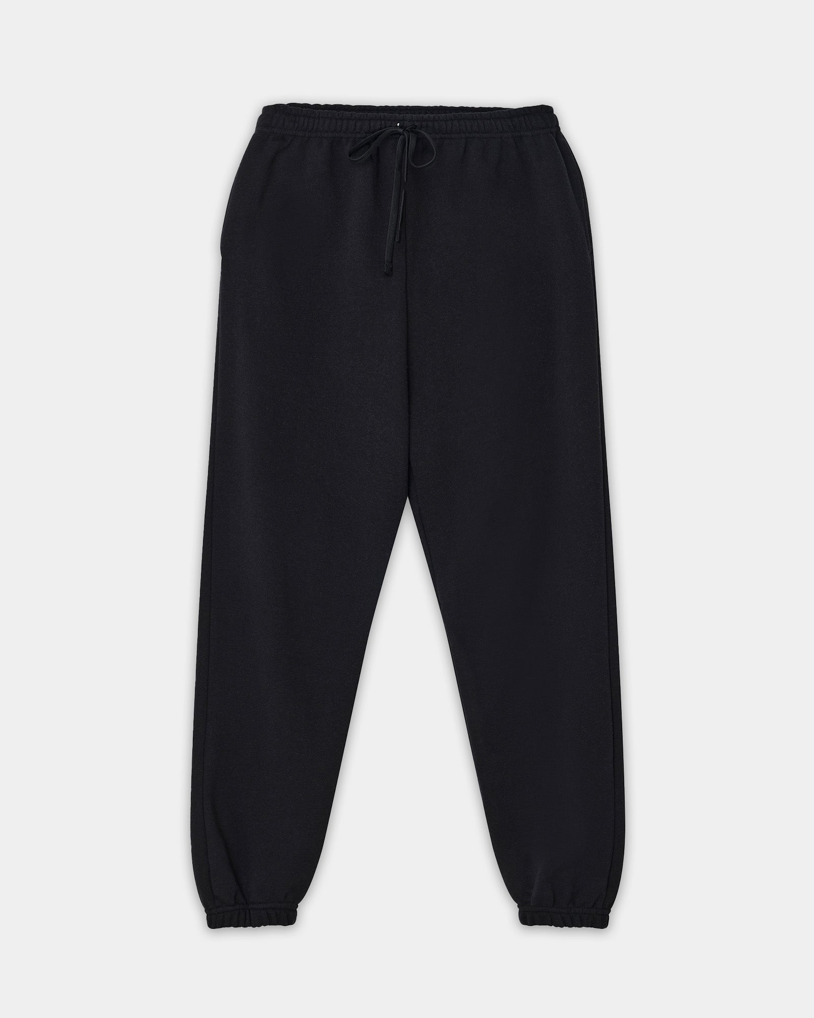 Unisex sweatpants black colour - black