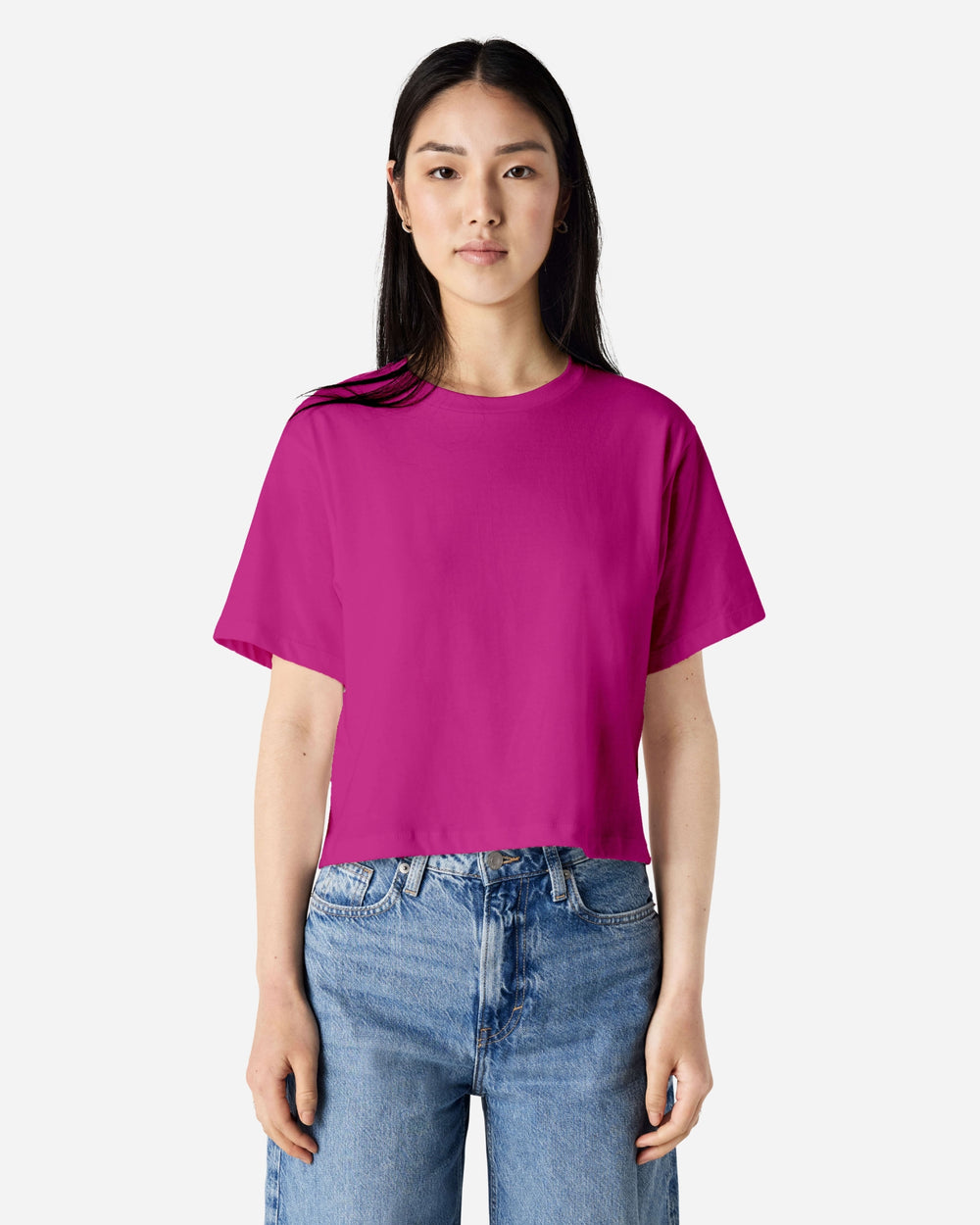 image of Women's Boxy Fit Cropped T-shirt