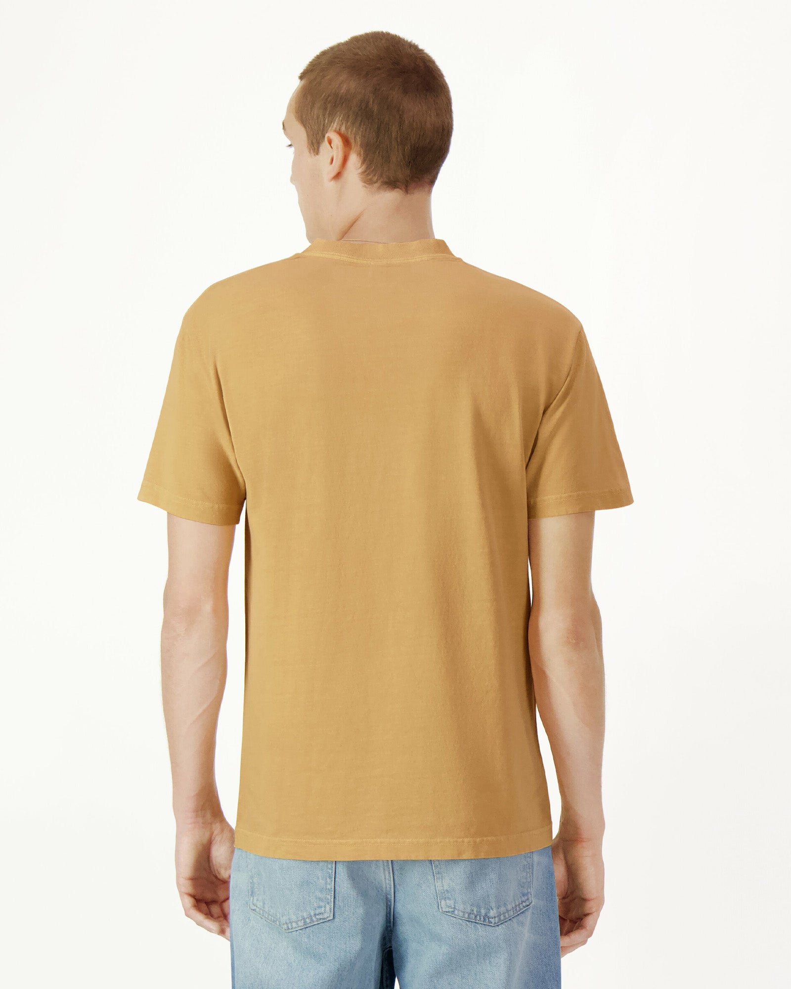 Garment Dyed Heavyweight Unisex T-Shirt - Faded Mustard