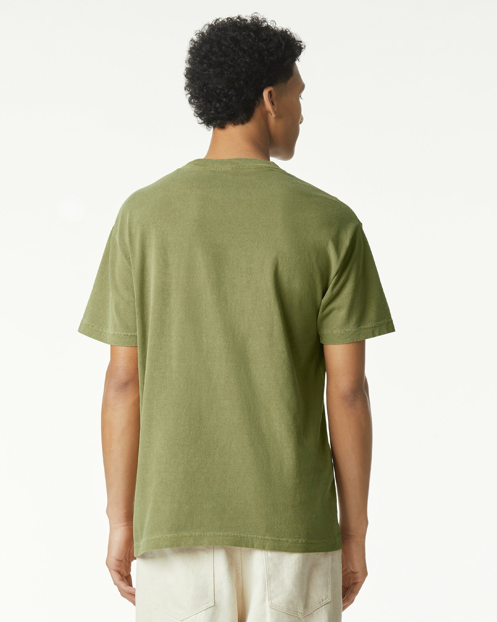 Garment Dyed Heavyweight Unisex T-Shirt - Faded Army