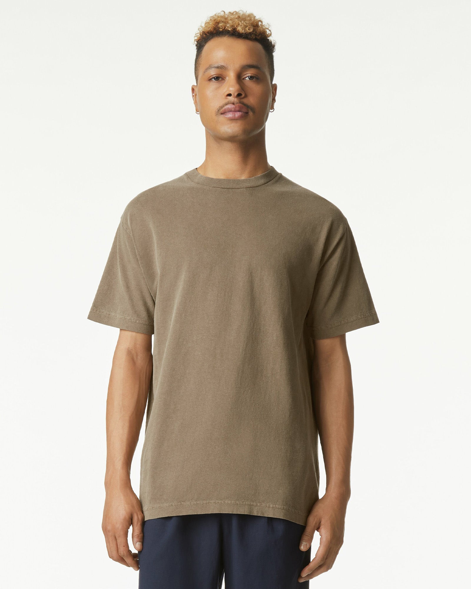 Garment Dyed Heavyweight Unisex T-Shirt - Faded Brown