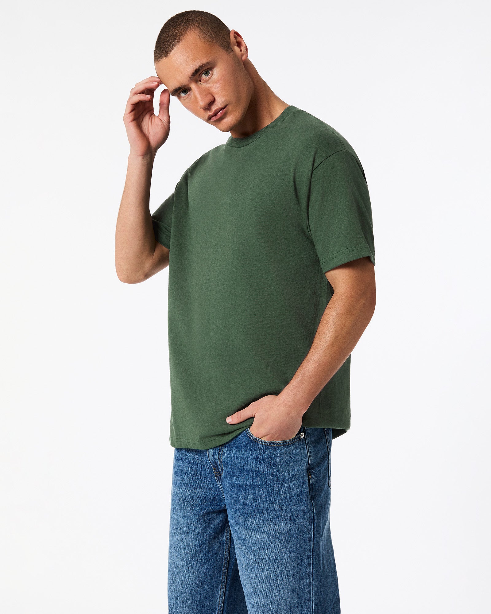 Heavyweight Unisex T-Shirt - Forest Green