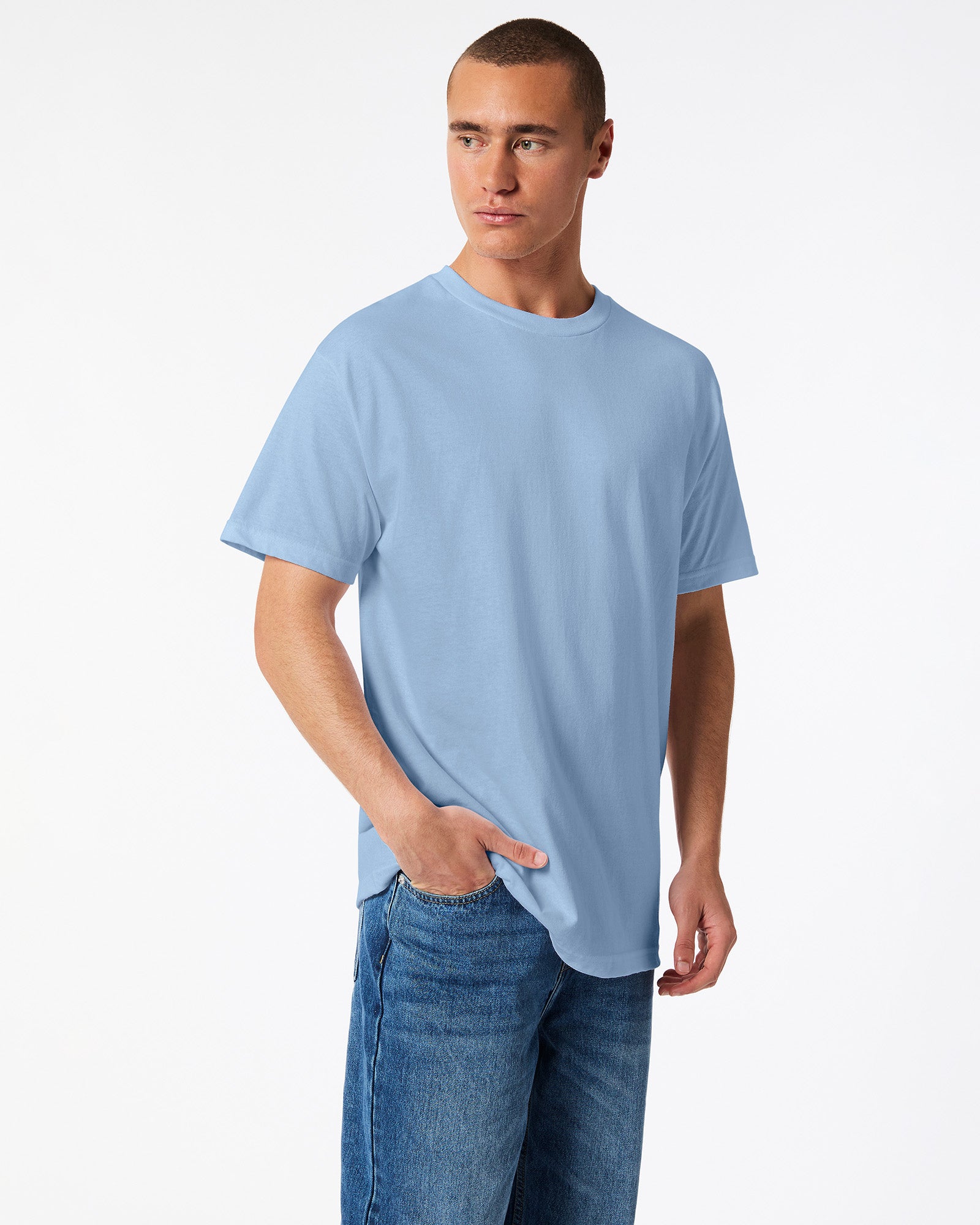 Heavyweight Unisex T-Shirt - Powder Blue