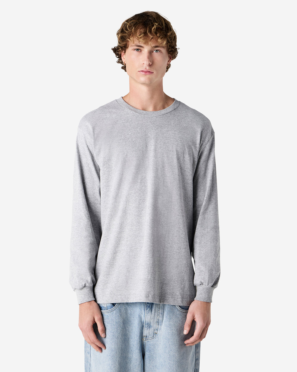 image of Unisex Relaxed Fit Heavyweight Long Sleeve T-shirt