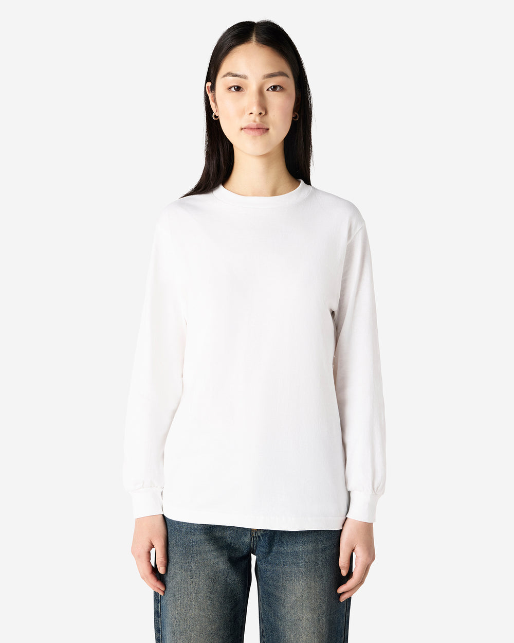 image of Unisex Relaxed Fit Heavyweight Long Sleeve T-shirt