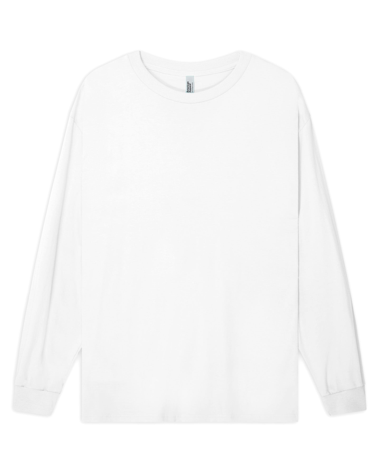 Long Sleeve Cotton T-Shirt - White