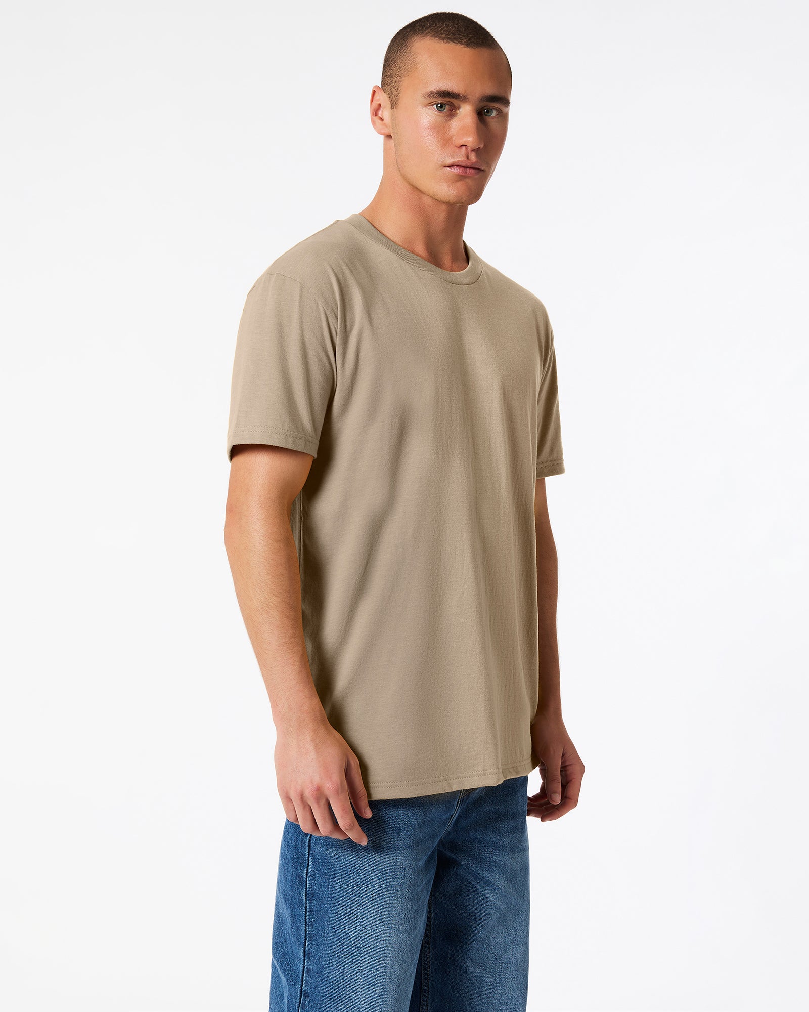 CVC Unisex Short Sleeve T-Shirt - Heather Bone