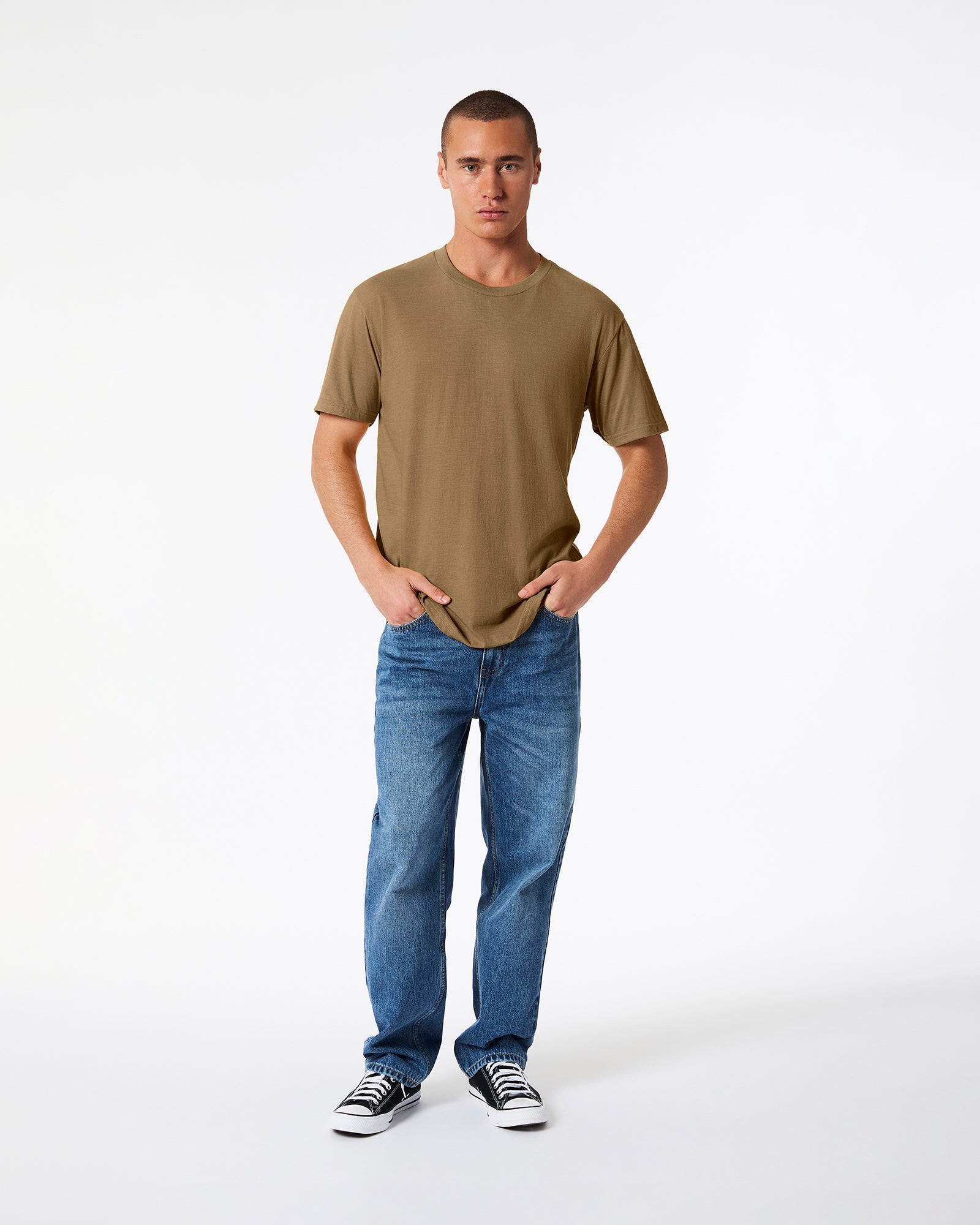CVC Unisex Short Sleeve T-Shirt - Heather Army