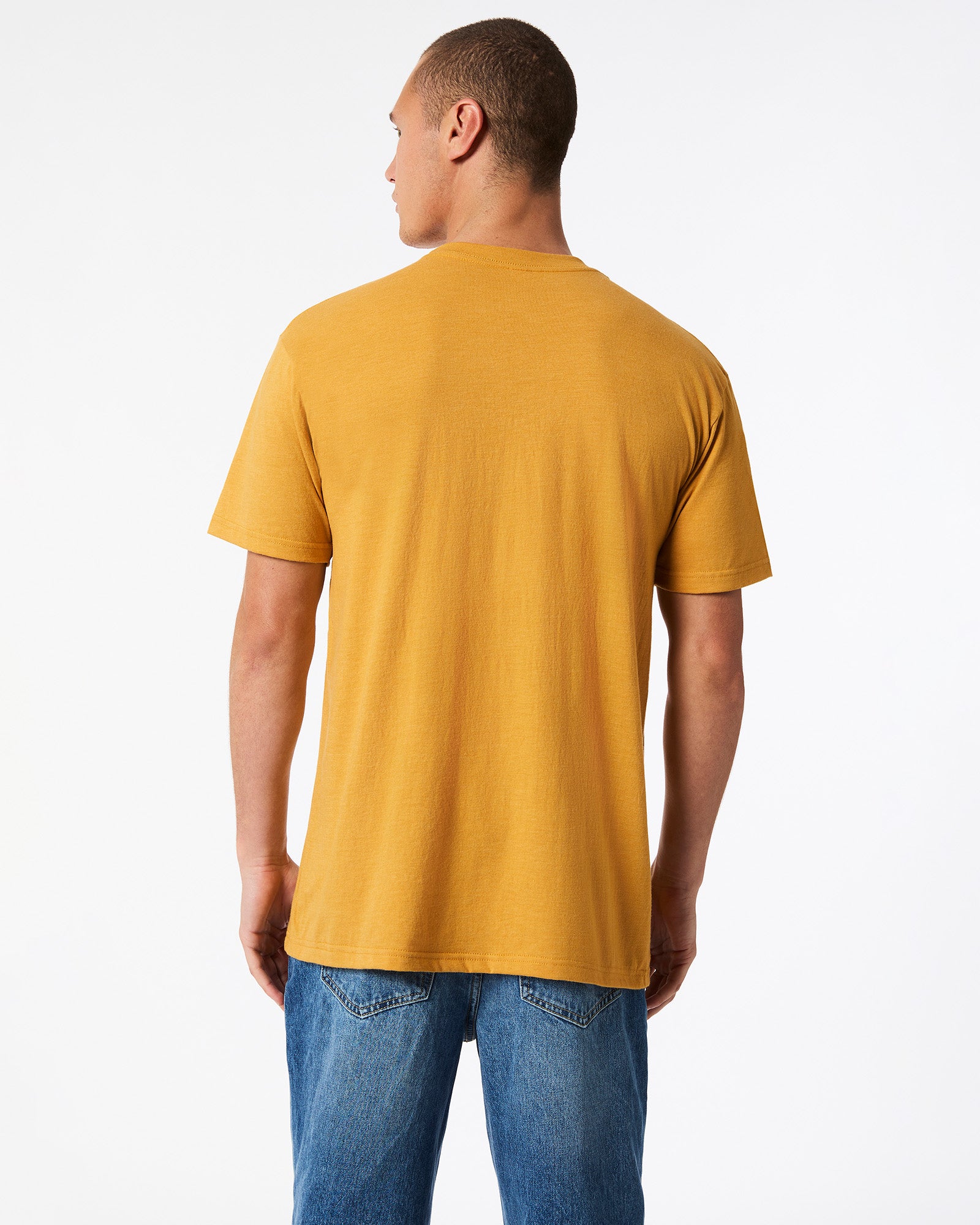 CVC Unisex Short Sleeve T-Shirt - Heather Mustard