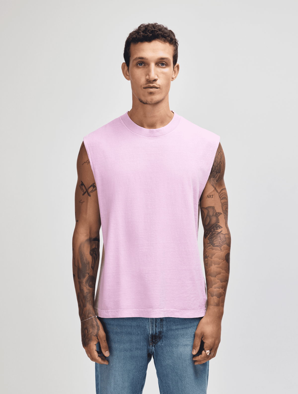 -Faded Powder Pink