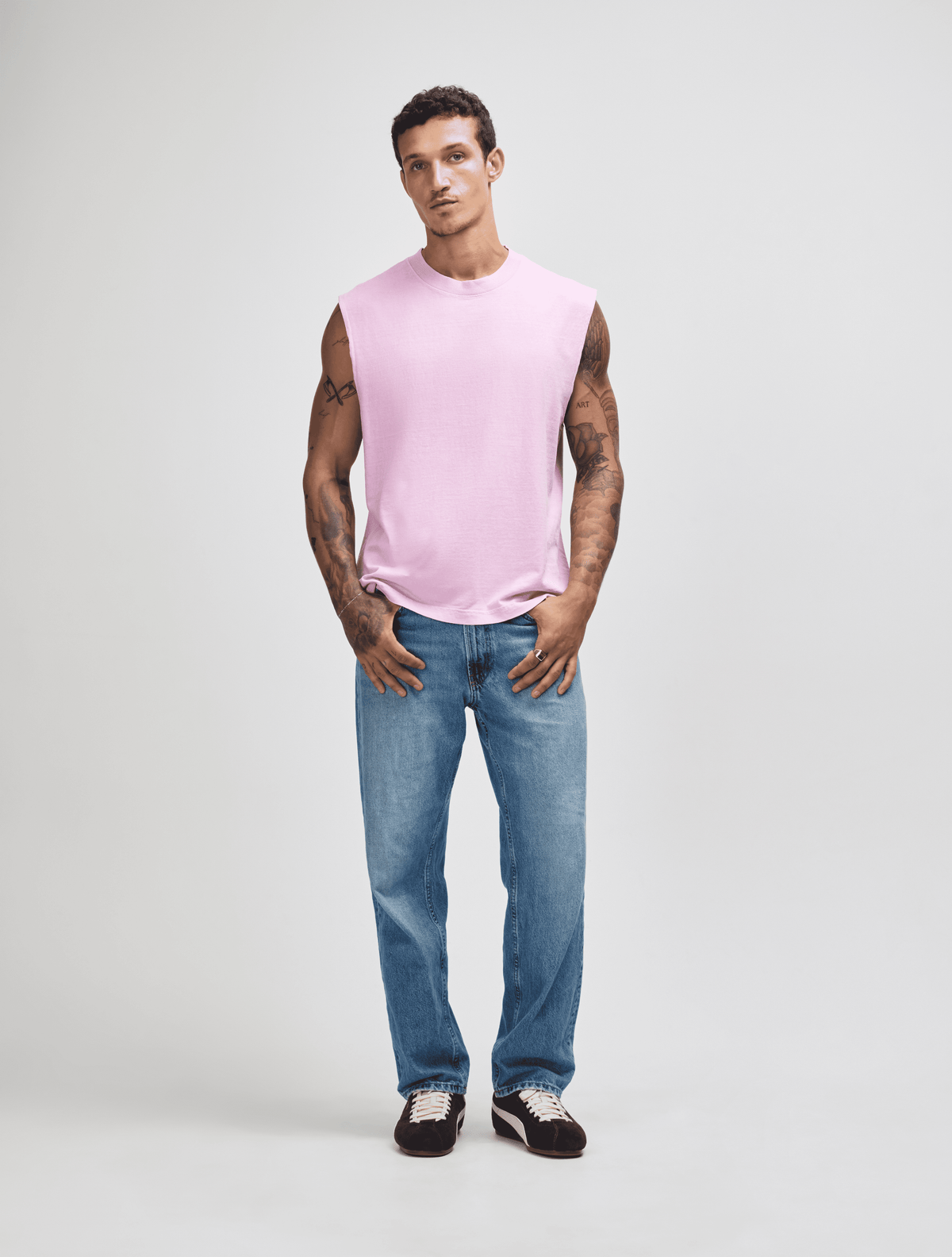-Faded Powder Pink