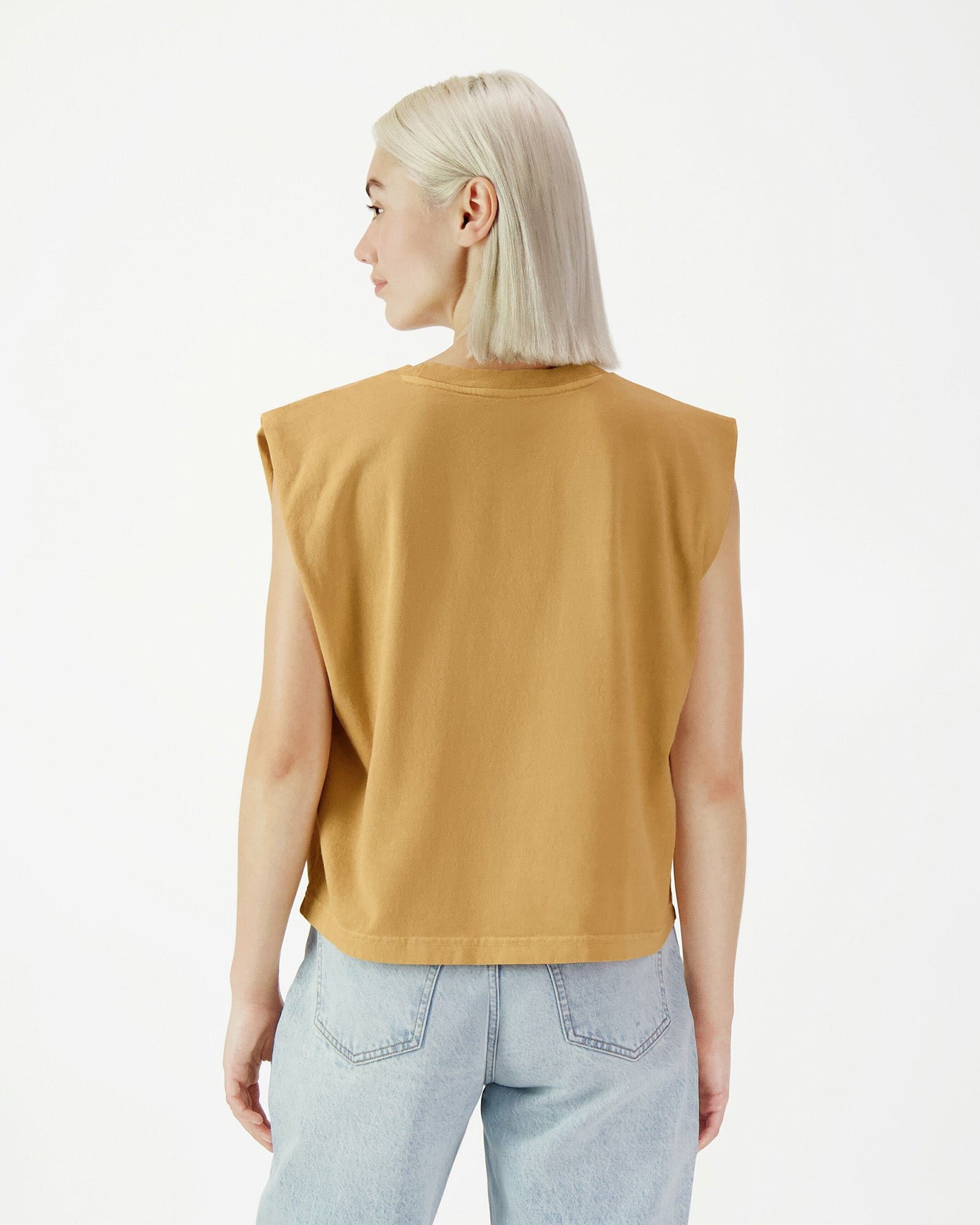 Sleeveless muscle tee cheap