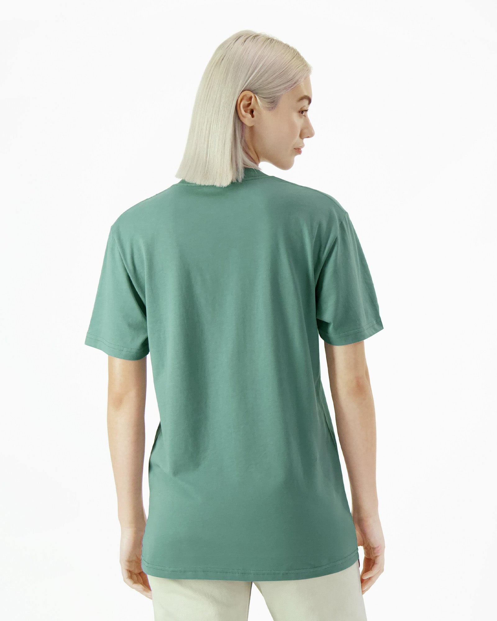 Sueded Unisex Short Sleeve T-shirt - Arctic