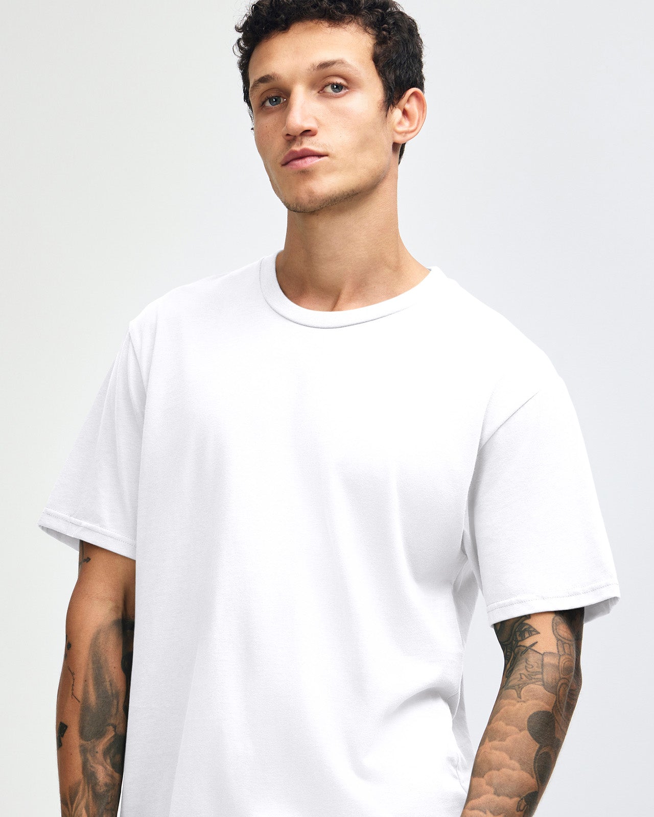 Unisex Sueded T-shirt -White