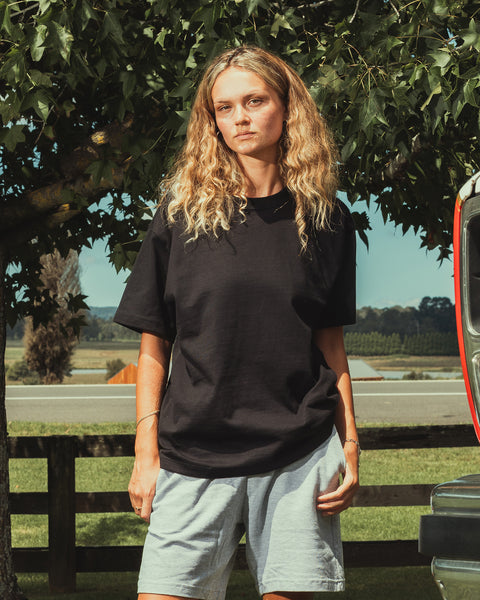 ameri❤️HARPER OVERSIZED SHIRT Mind Over Matter Oversized T Shirt - White