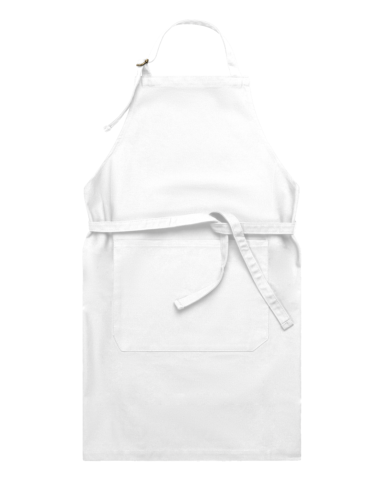 White apron on a white background-white