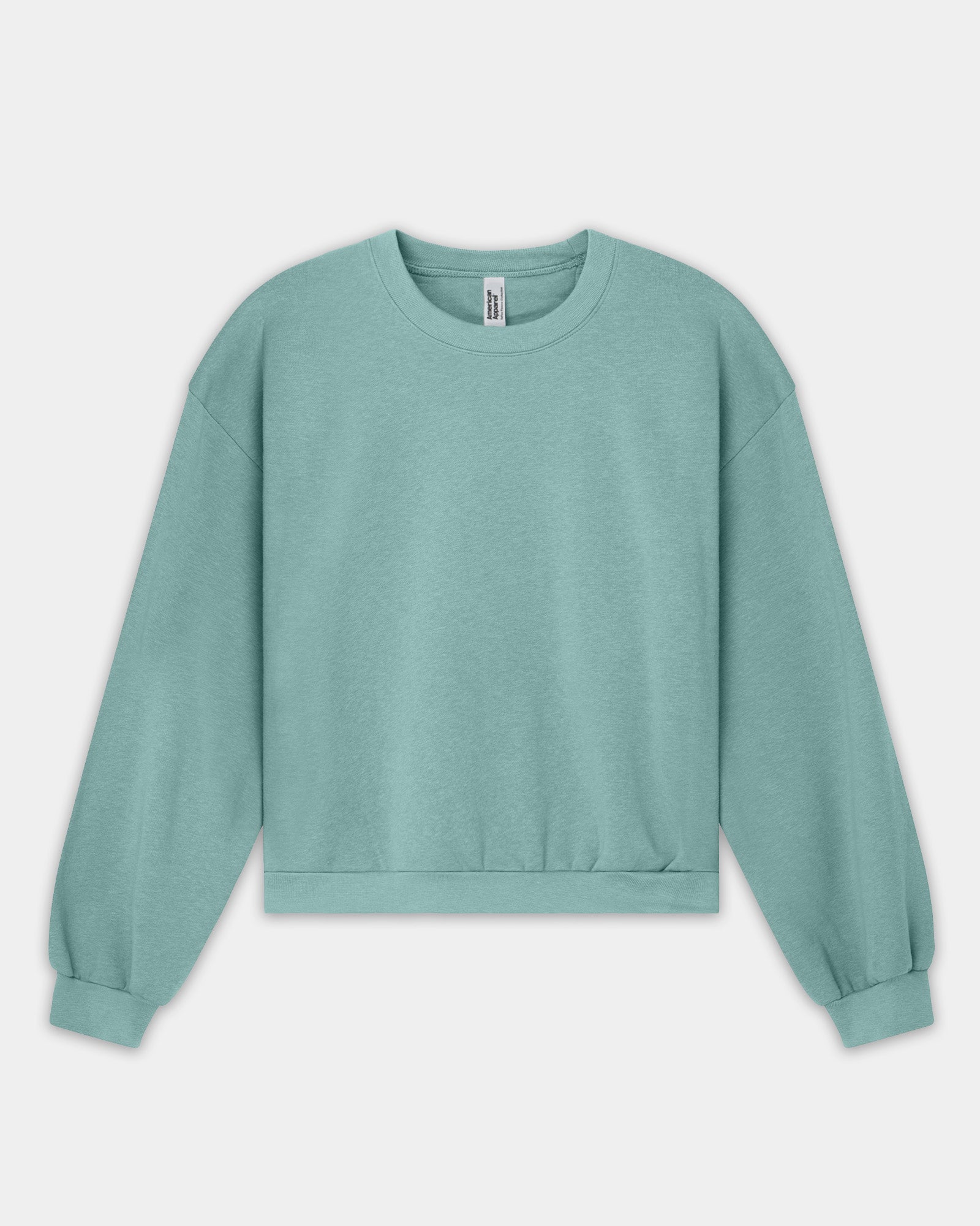 Women's cropped arctic colour sweatshirt - arctic