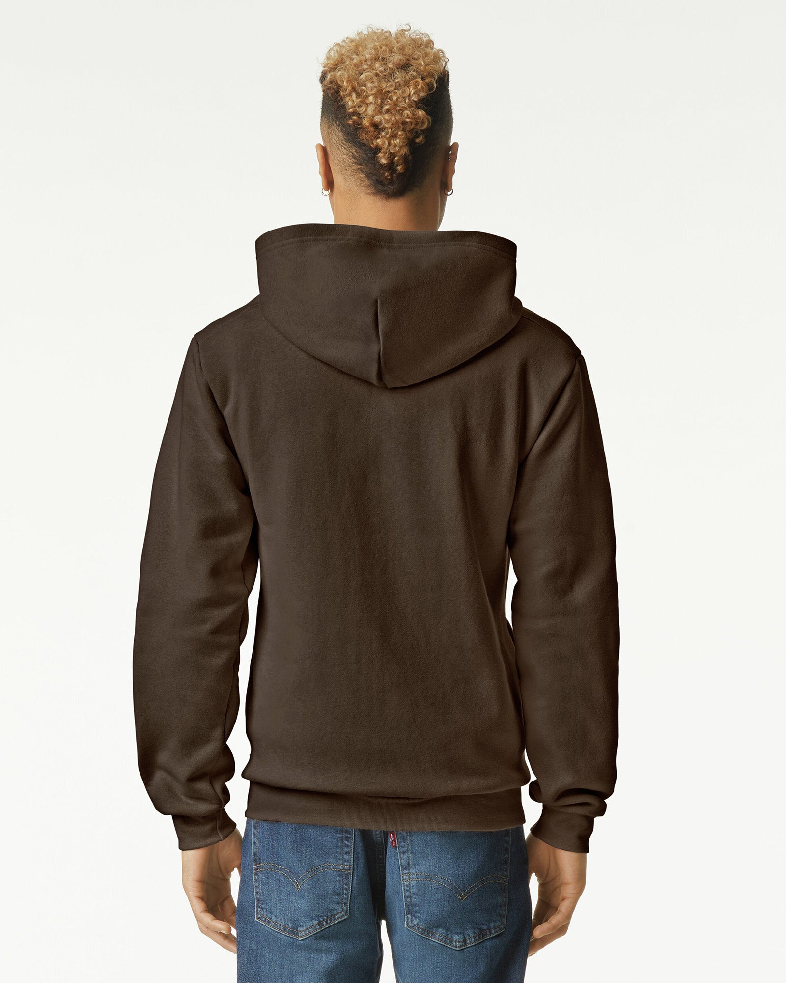Reflex Unisex Full Zip Hooded Sweatshirt - Brown
