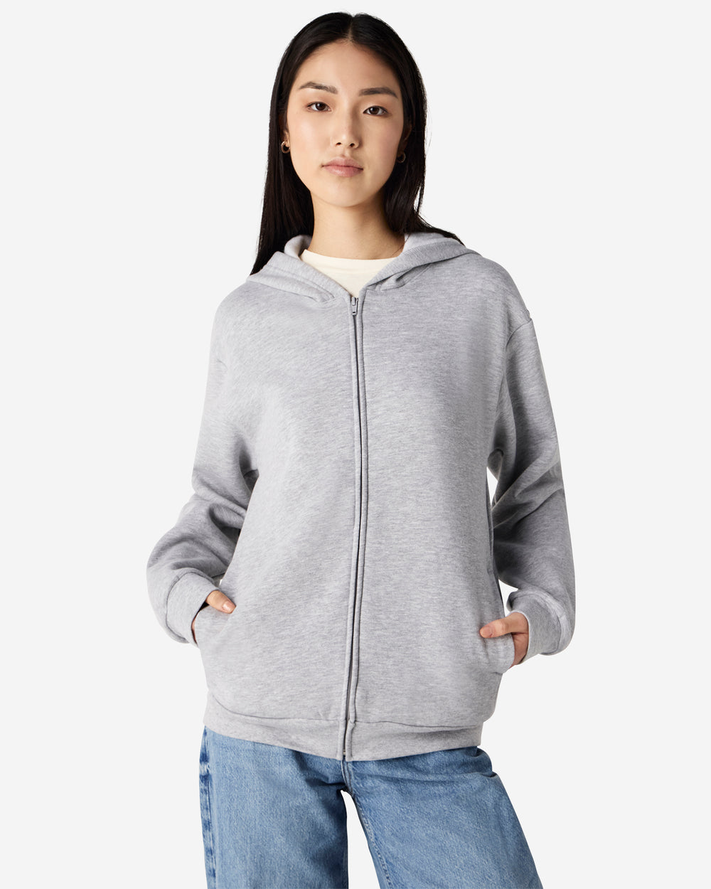 image of Unisex Fleece Zip-Up Hoodie