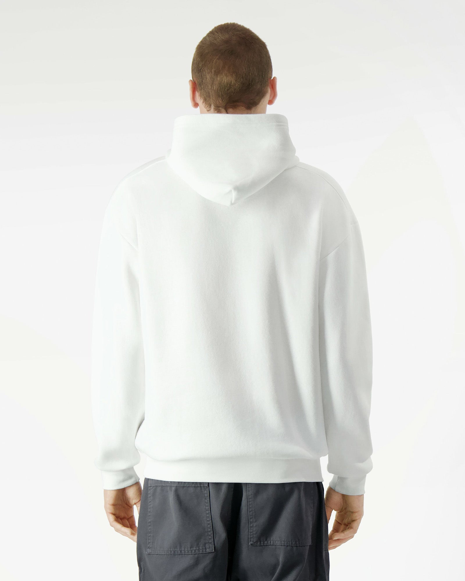 Reflex Unisex Hooded Sweatshirt - White