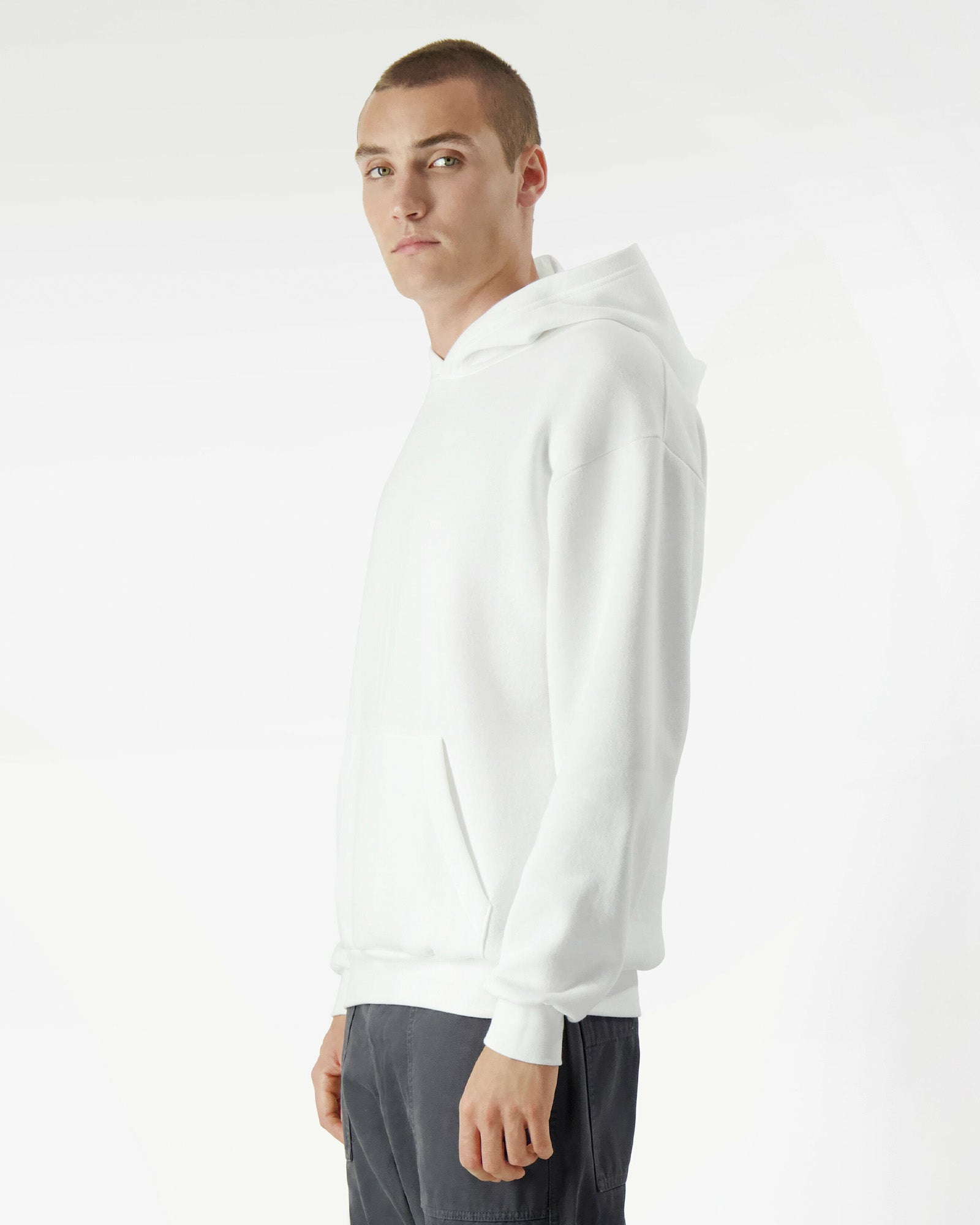 Reflex Unisex Hooded Sweatshirt - White