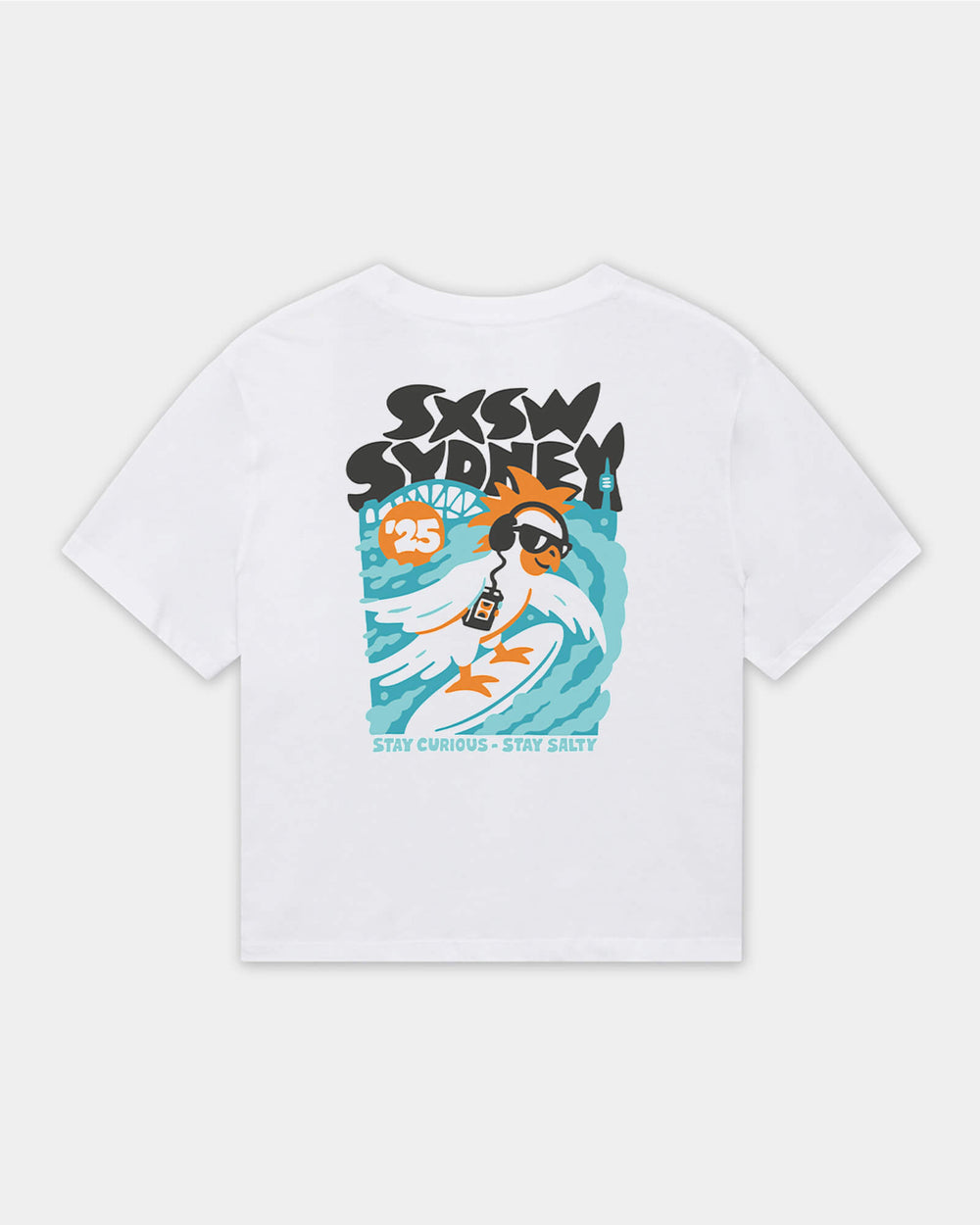image of SXSW Sydney Stay Curious, Stay Salty Cropped T-Shirt