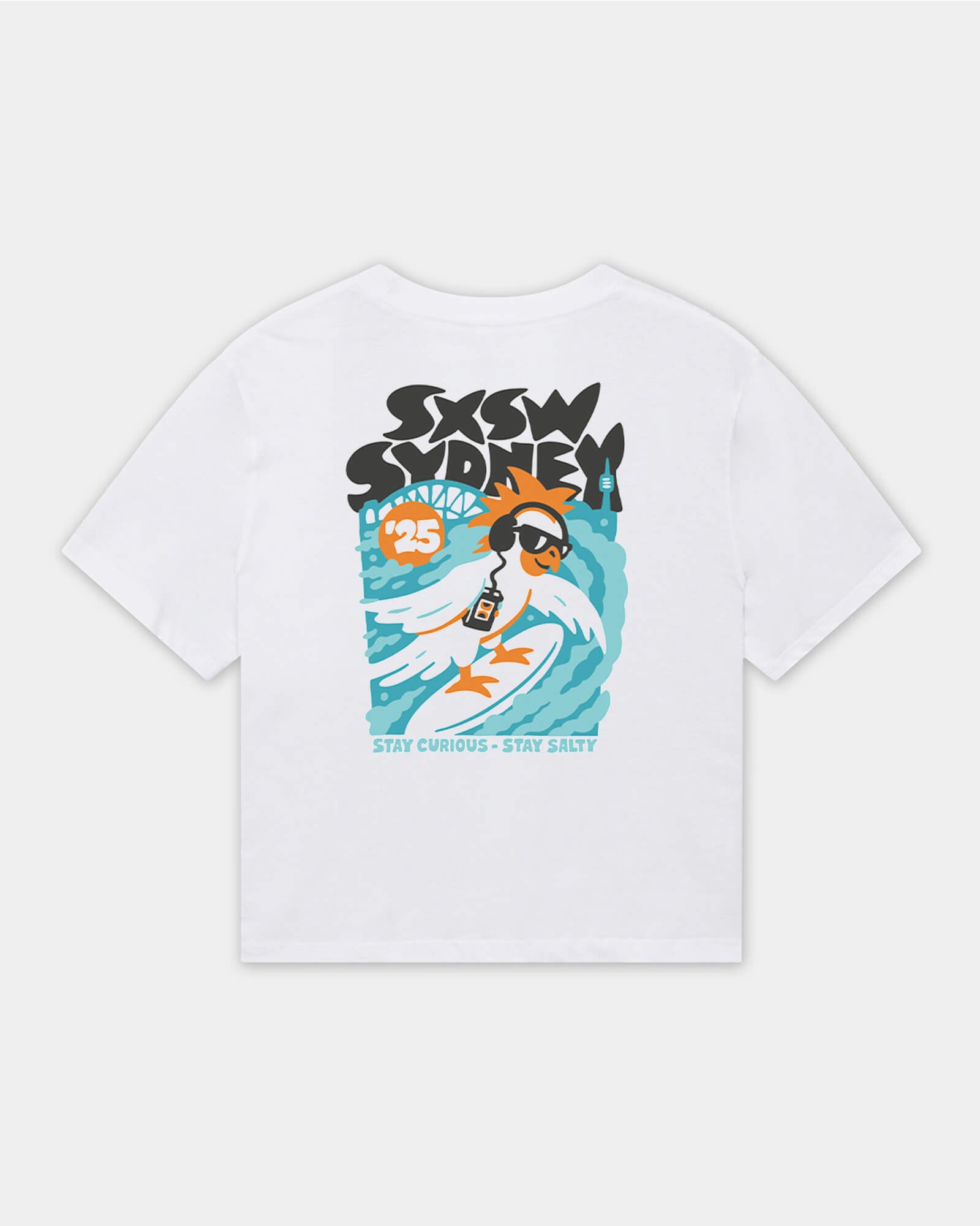 SXSW Sydney Stay Curious, Stay Salty Cropped T-Shirt