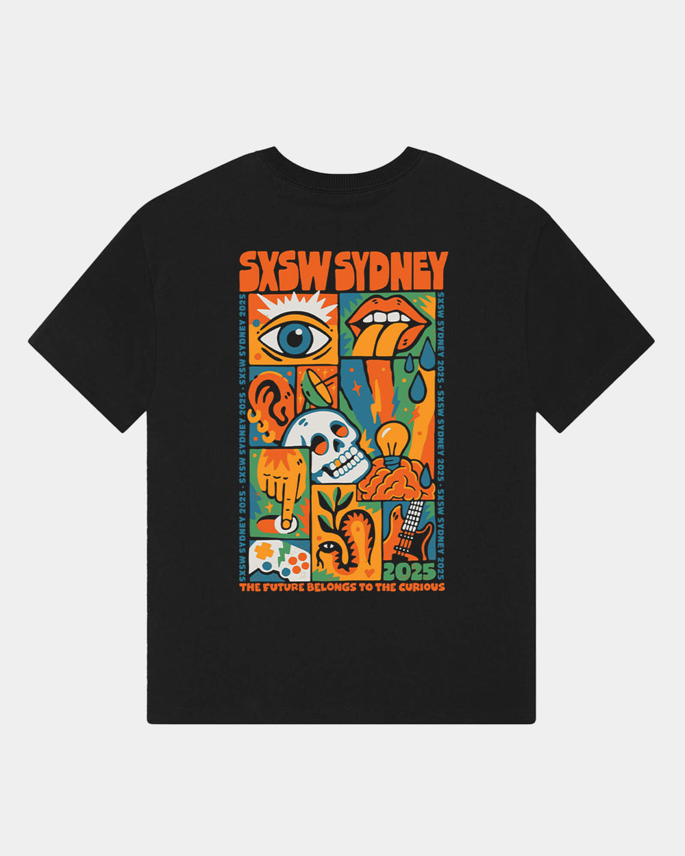 image of SXSW Sydney The Future Belongs To The Curious T-shirt