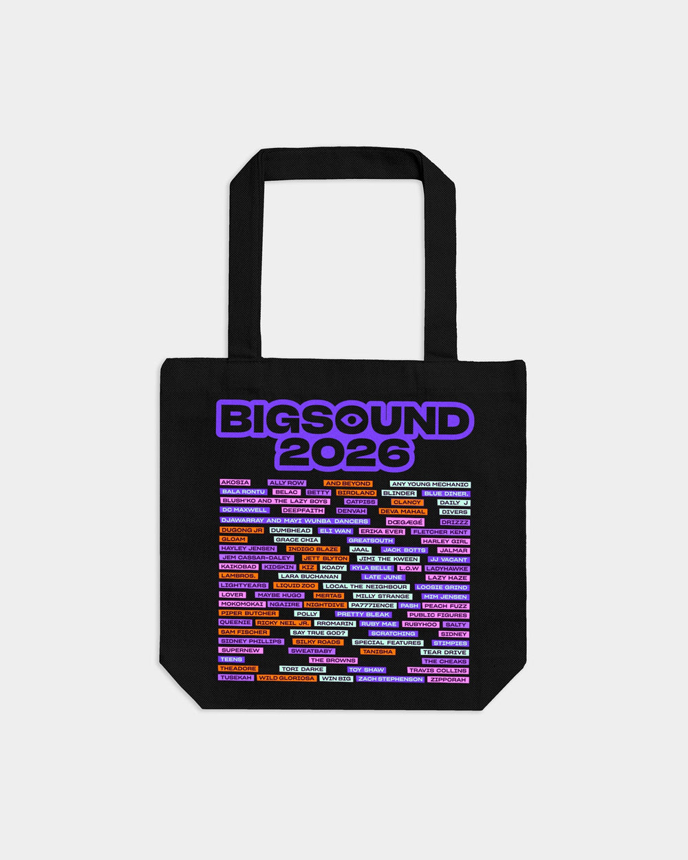 next image of BIGSOUND Tote Bag : -black